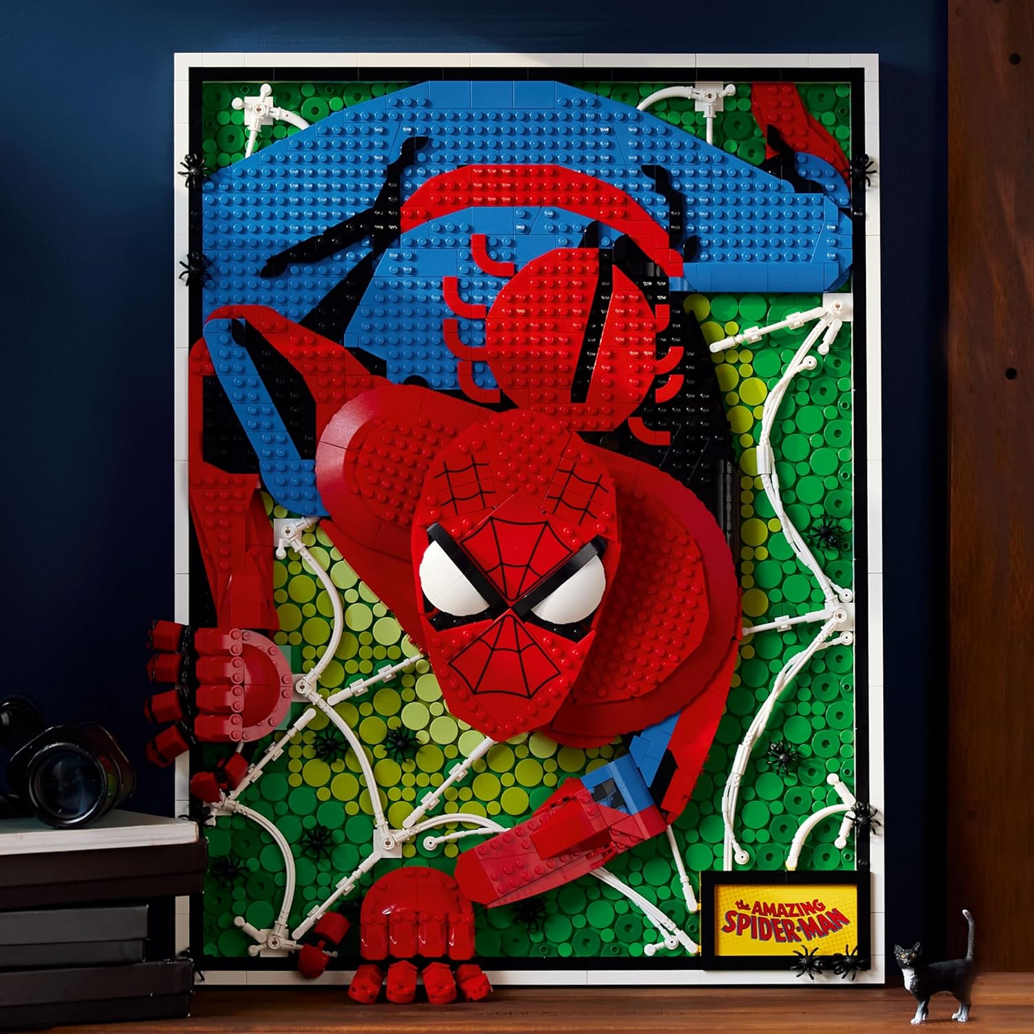 LEGO 31209 ART The Amazing Spider-Man 3D Wall Art Set, Buildable Canvas Poster, Super Hero Home Decoration, Creative Activity, Comic Gift for Teens and Adults