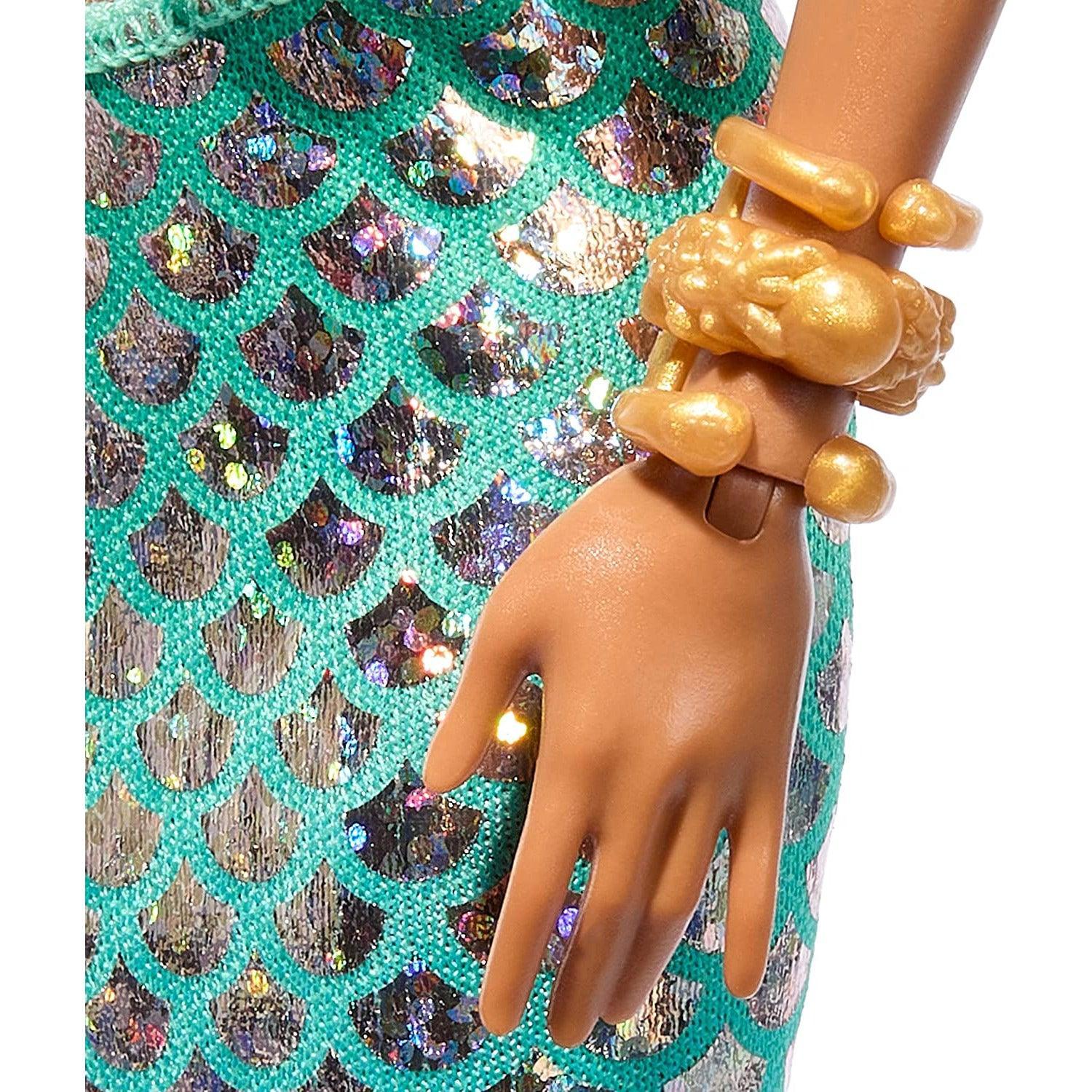 Mattel Disney The Little Mermaid Deluxe Mermaid Ariel Doll with Iridescent Tail, Hair Jewelry Beads, and Doll Stand - BumbleToys - 5-7 Years, Boys, Disney Princess, dup-review-publication, Fashion Dolls & Accessories, Girls, Mattel, Pre-Order