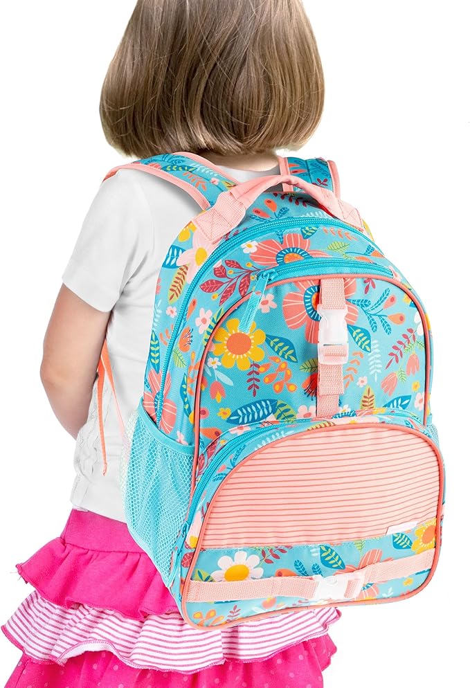 Stephen Joseph Unisex Kid's All Over Print Backpack - Floral