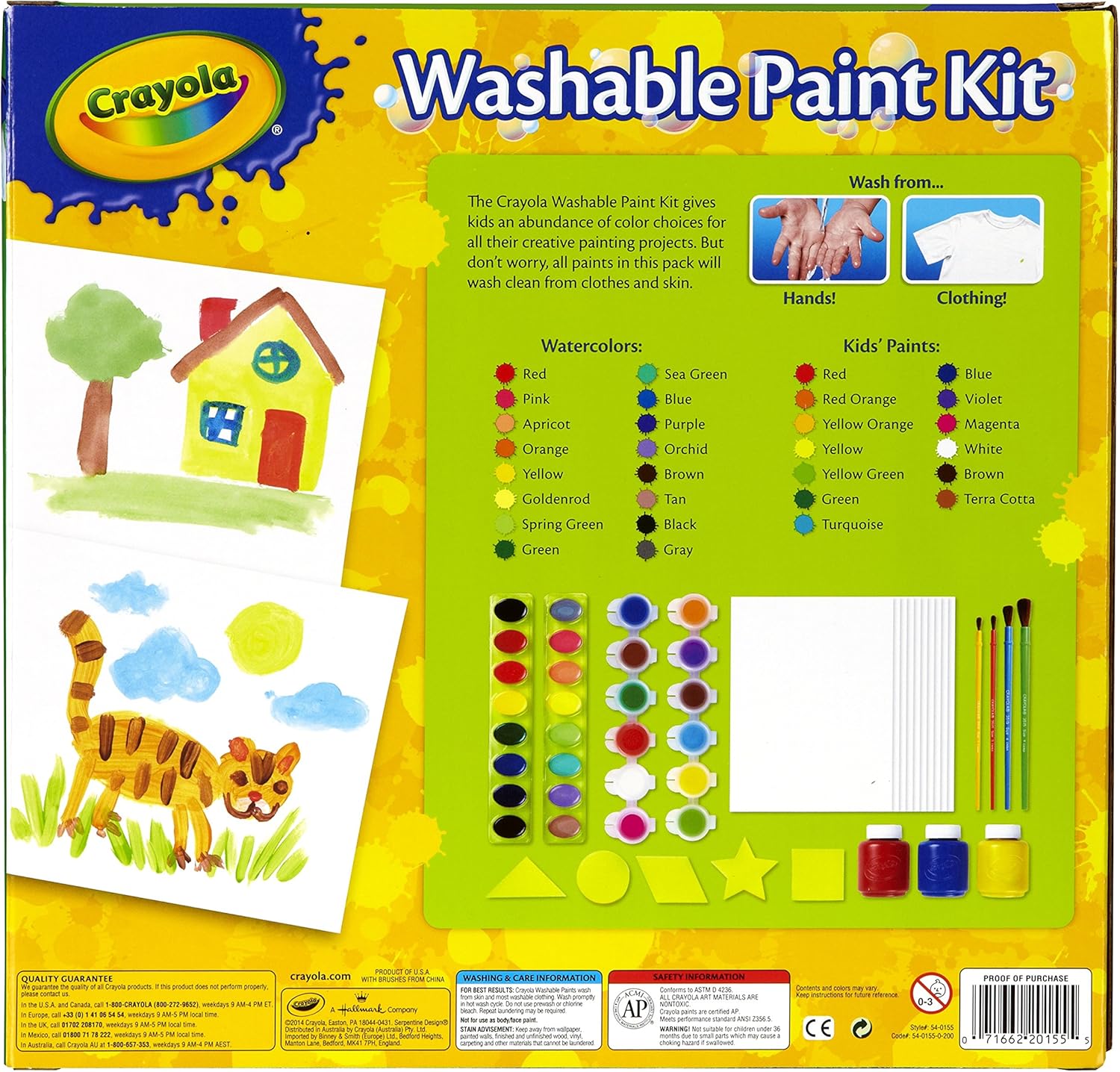 Crayola Washable Kid's Paint Kit For Kids