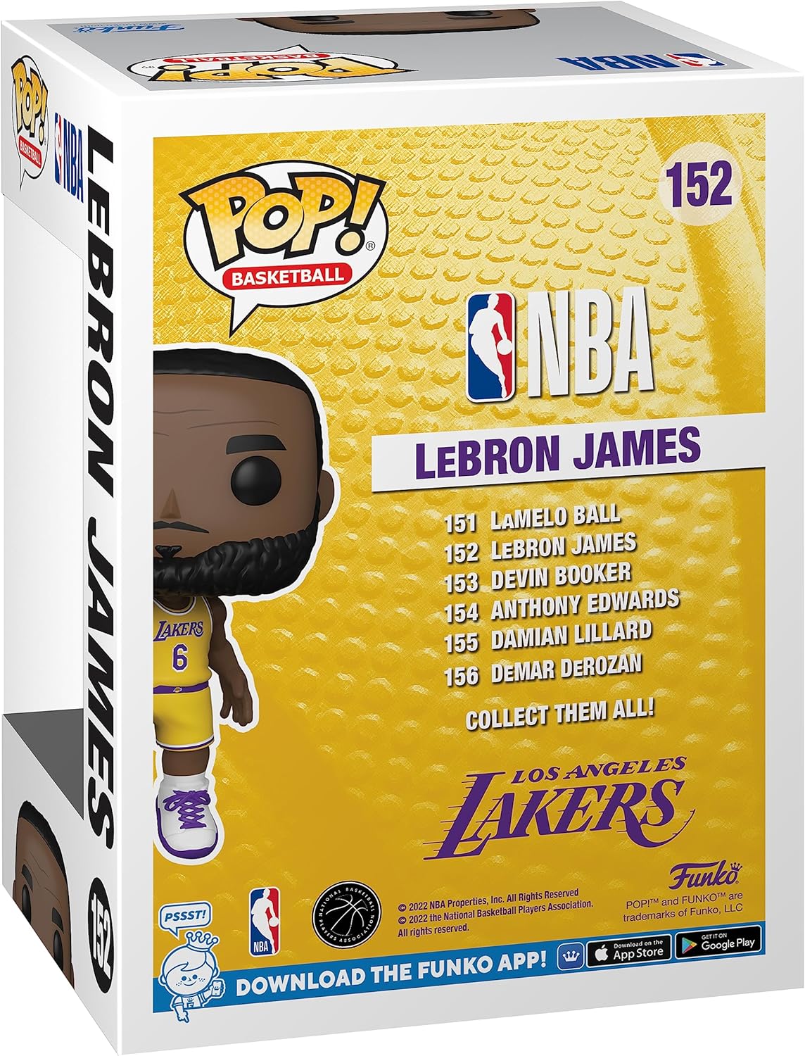 Funko Pop! Sports: NBA - Los Angeles Lakers - Lebron James  #152