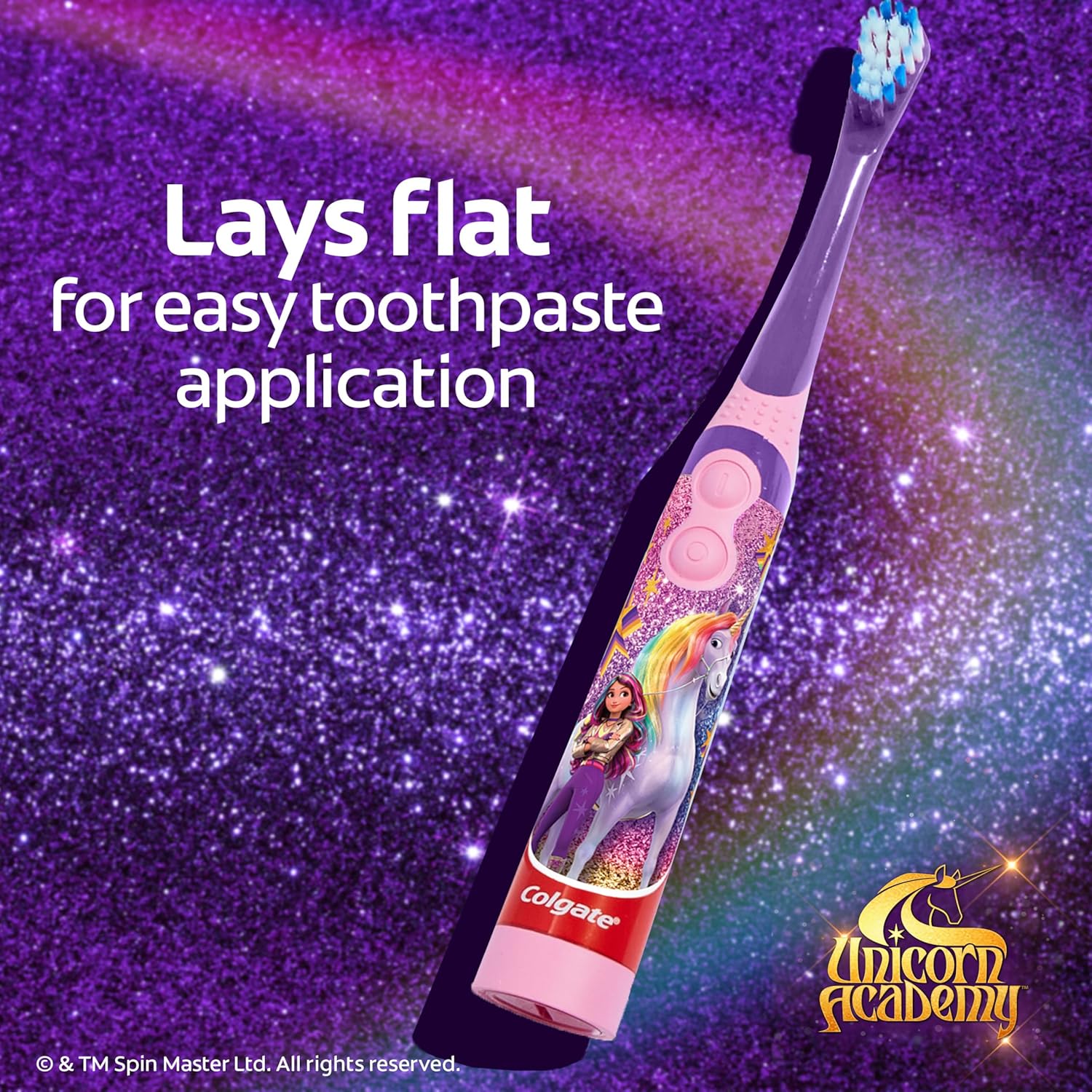 فرشاة أسنان كولجيت كيدز يونيكورن تعمل بالبطارية 