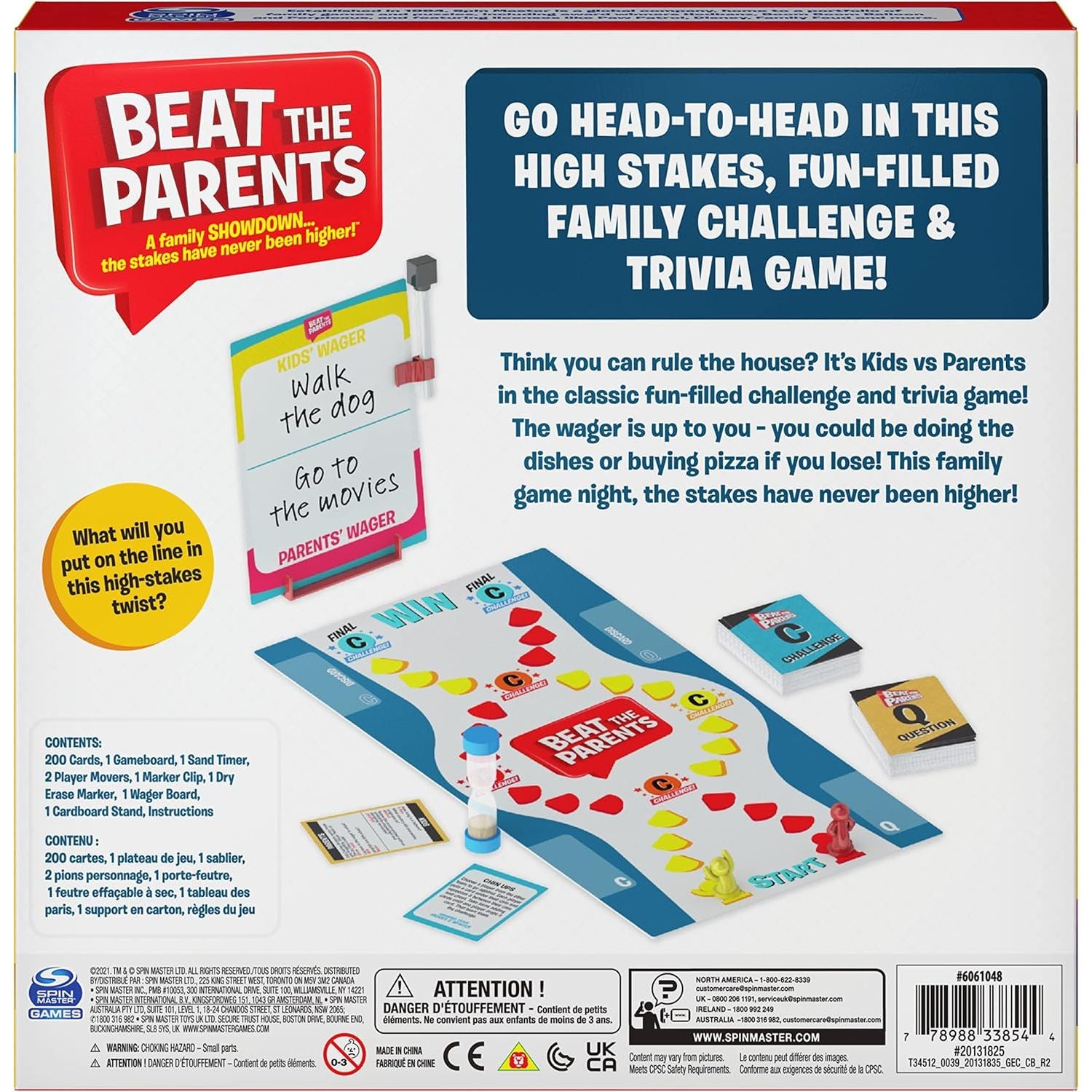 لعبة Beat The Parents Classic Family Trivia، الأطفال ضد الآباء للأعمار من 6 سنوات فما فوق