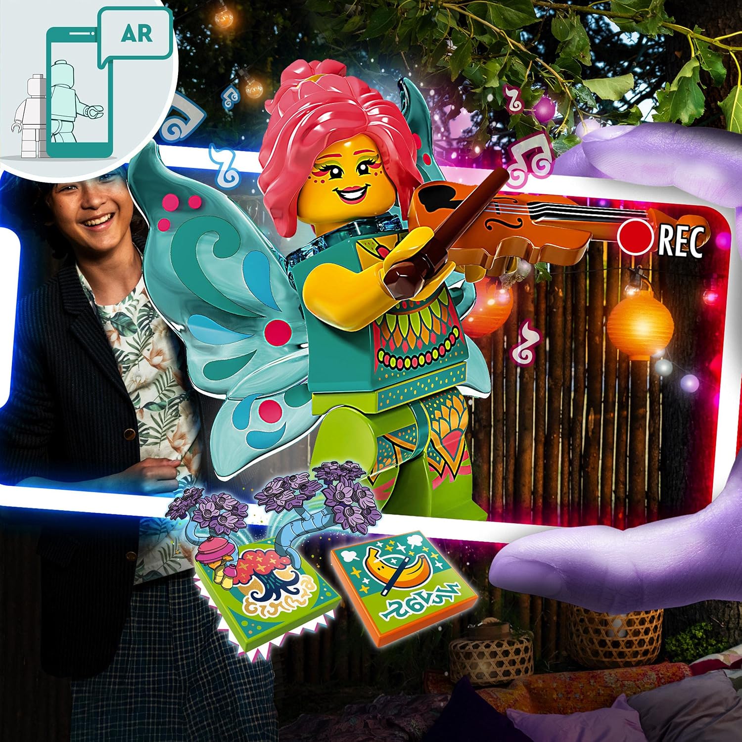 LEGO 43110 VIDIYO Folk Fairy BeatBox Music Video Maker Musical Toy for Kids, Augmented Reality Set with App