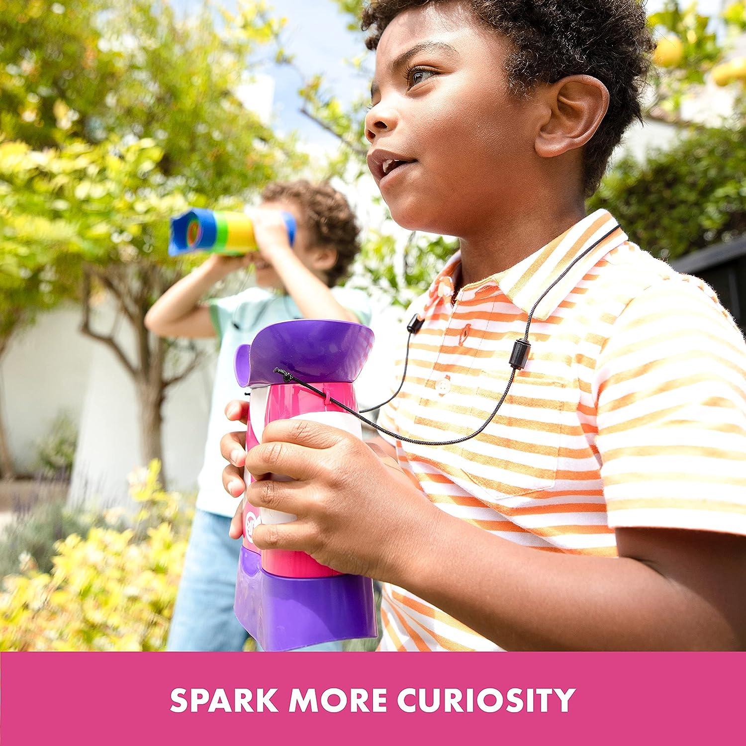 Educational Insights GeoSafari Jr. Kidnoculars Pink Binoculars For Girls