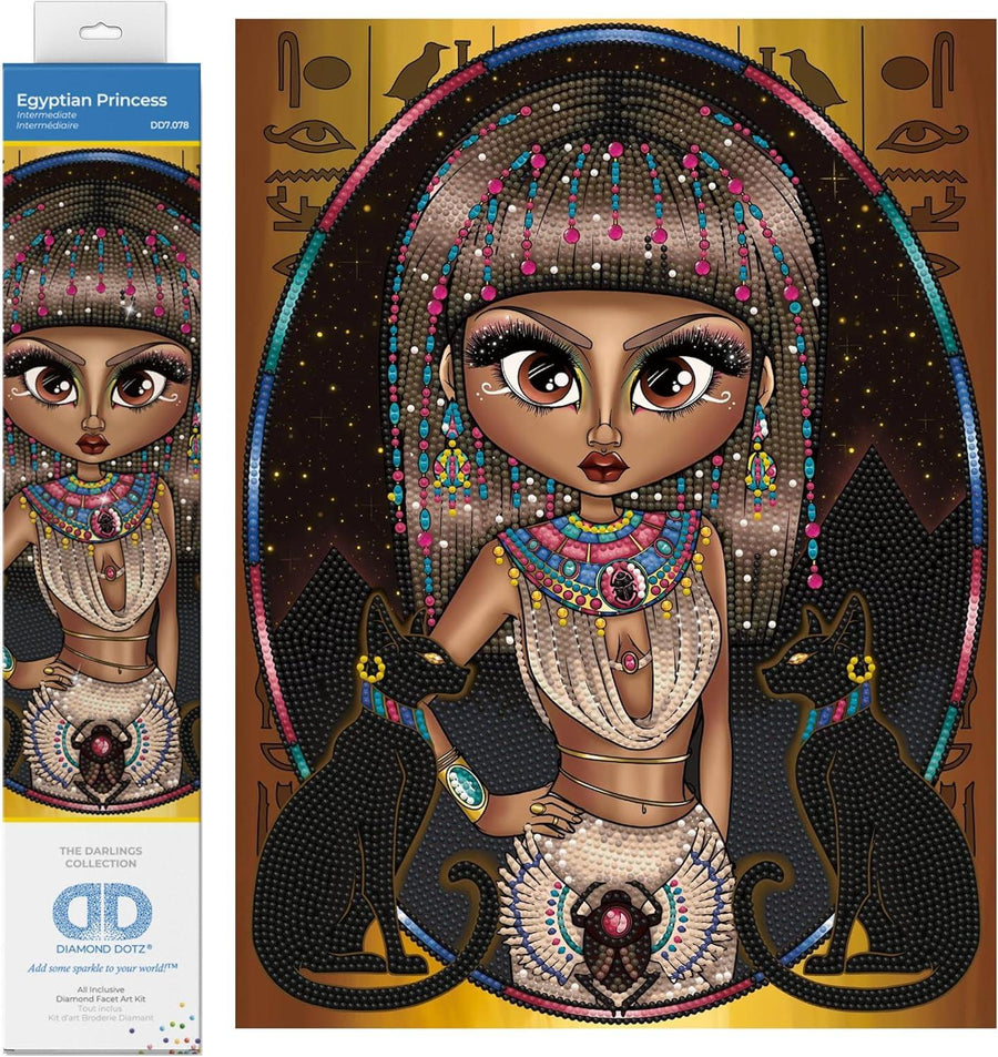 Diamond Dotz Simply Dotz Diamond Art Kit 15.7"X18.7" - Egyptian Princess