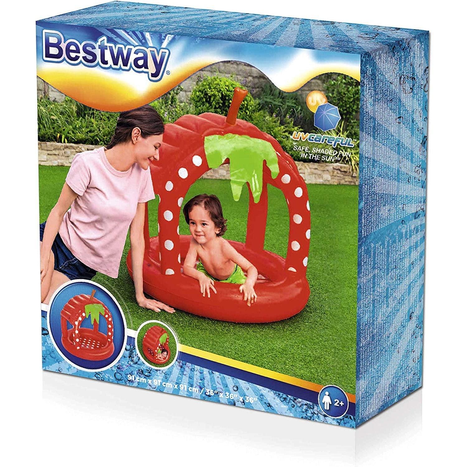 Bestway 52387 Very Berry Baby Pool 91 x 91 x 91 cm – BumbleToys