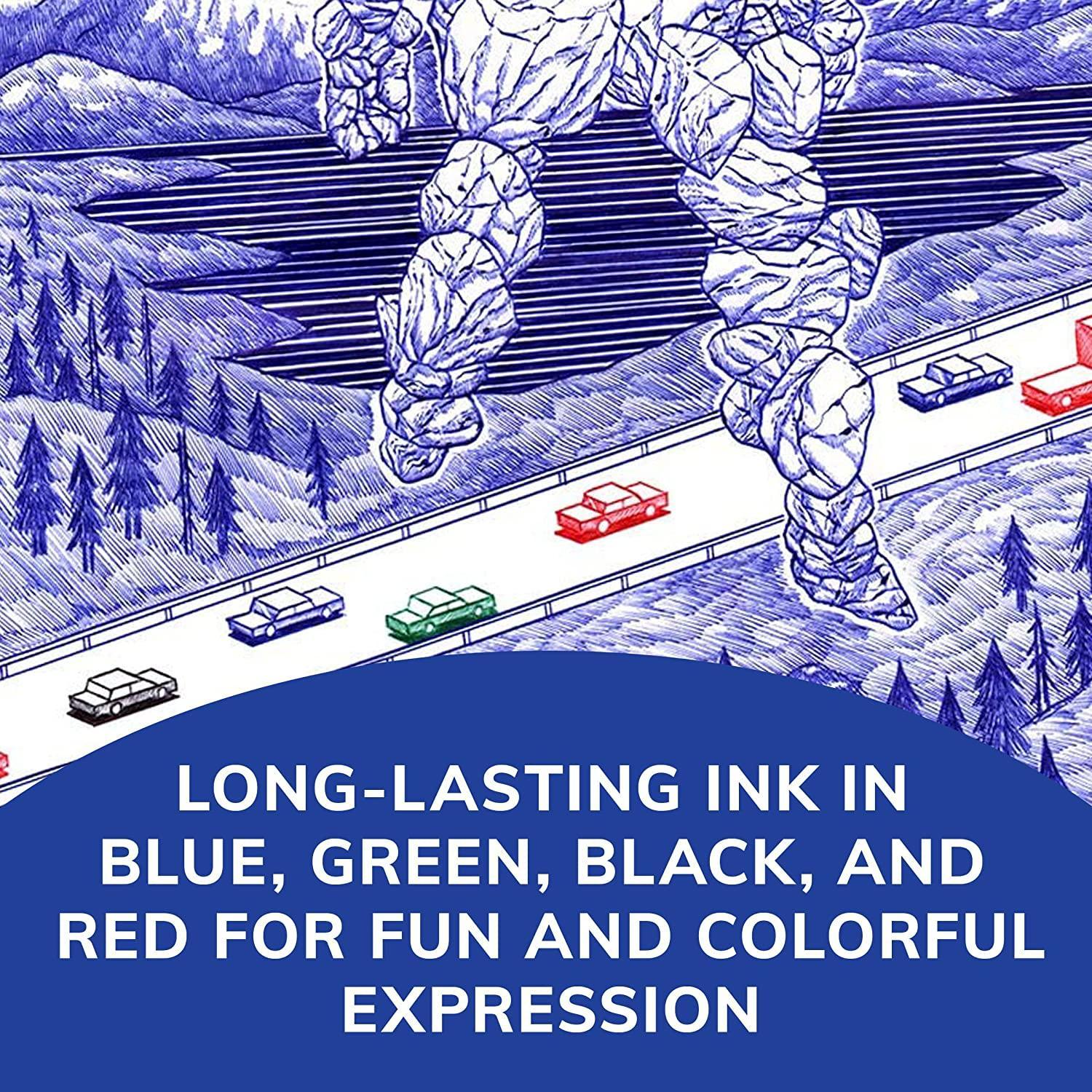 BIC 4-Color Original Retractable Ball Pens, Medium Point (1.0mm), 12-Count Pack - BumbleToys - 14 Years & Up, 18+, 5-7 Years, 6+ Years, 8-13 Years, Drawing & Painting, OXE, Pencil, Pre-Order, School Supplies, Stationery & Stickers