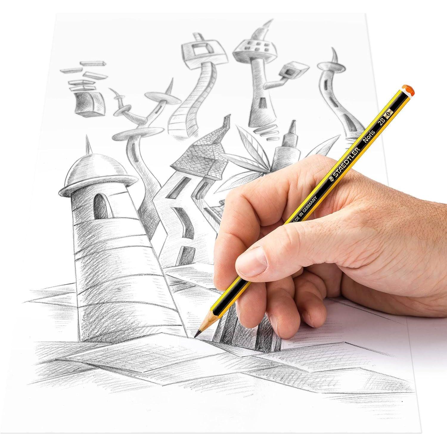 STAEDTLER Noris 120-0 Pencils 0-2B Pack of 12