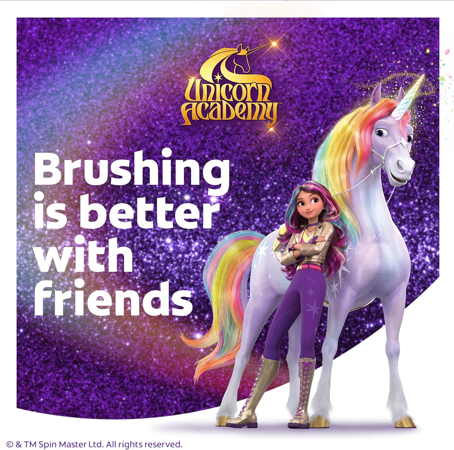 فرشاة أسنان كولجيت كيدز يونيكورن تعمل بالبطارية 