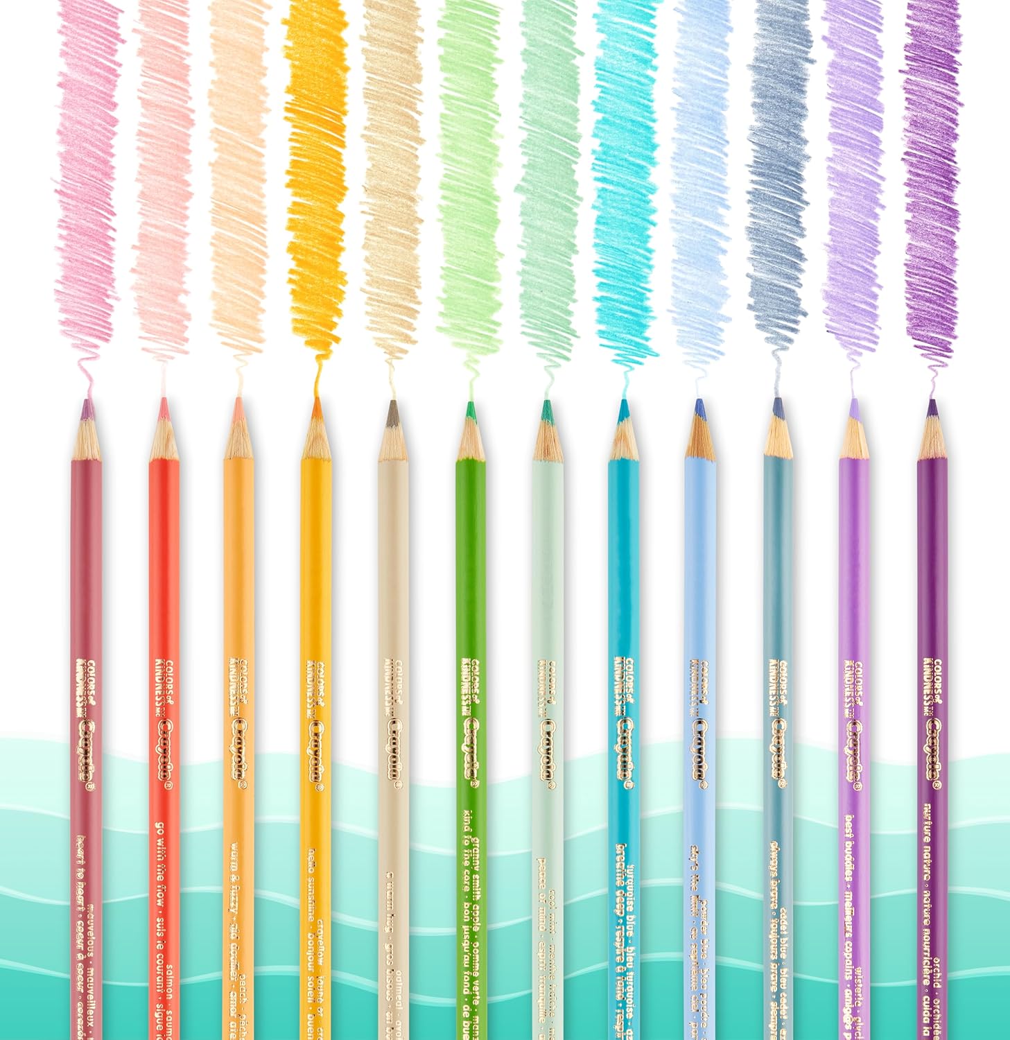 CRAYOLA Colours of Kindness Pencils - Assorted Colours (Pack of 12)