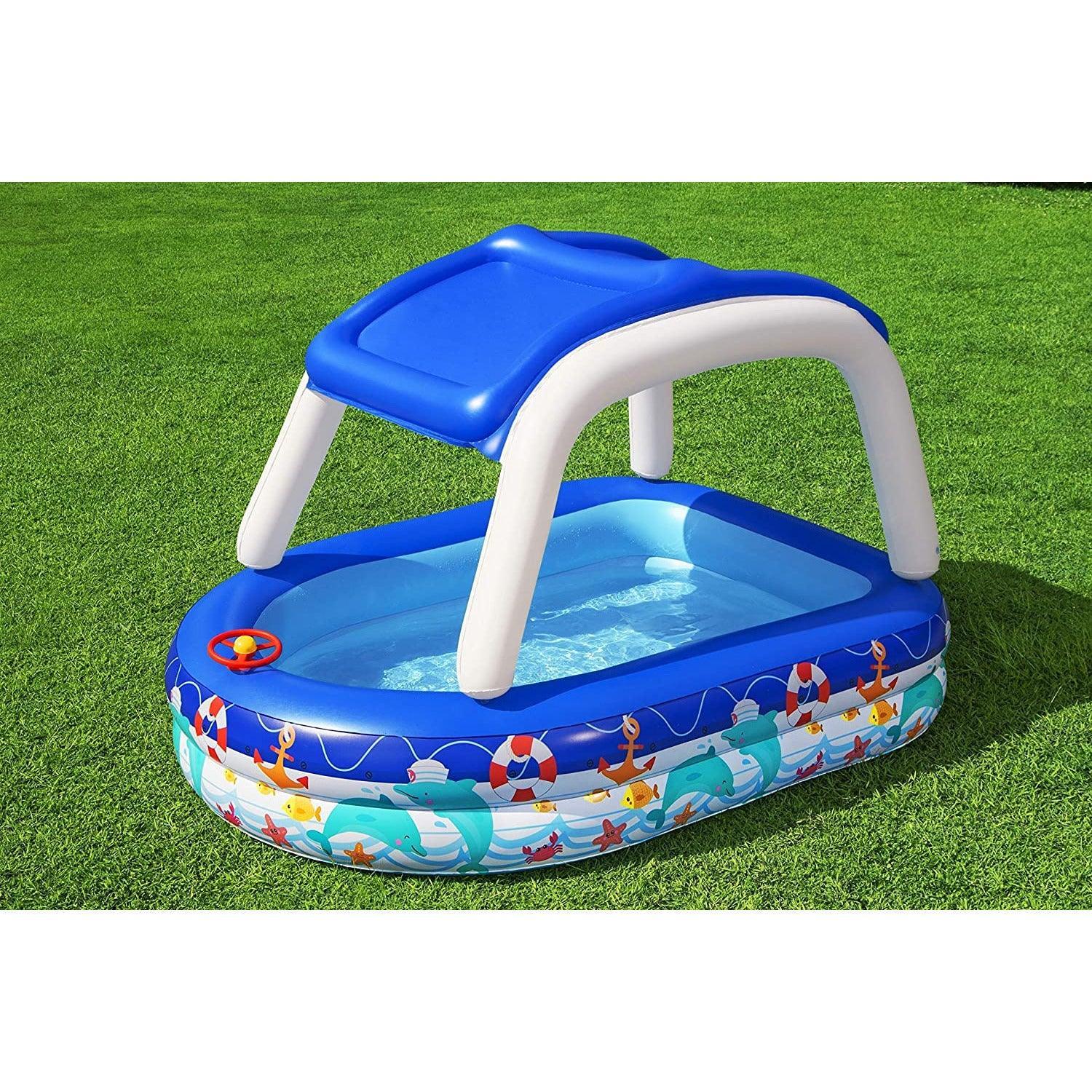Bestway 54370 Sea Captain Family Pool 213X155X132 - BumbleToys - 8-13 Years, Boys, Eagle Plus, Floaters, Girls, Sand Toys Pools & Inflatables
