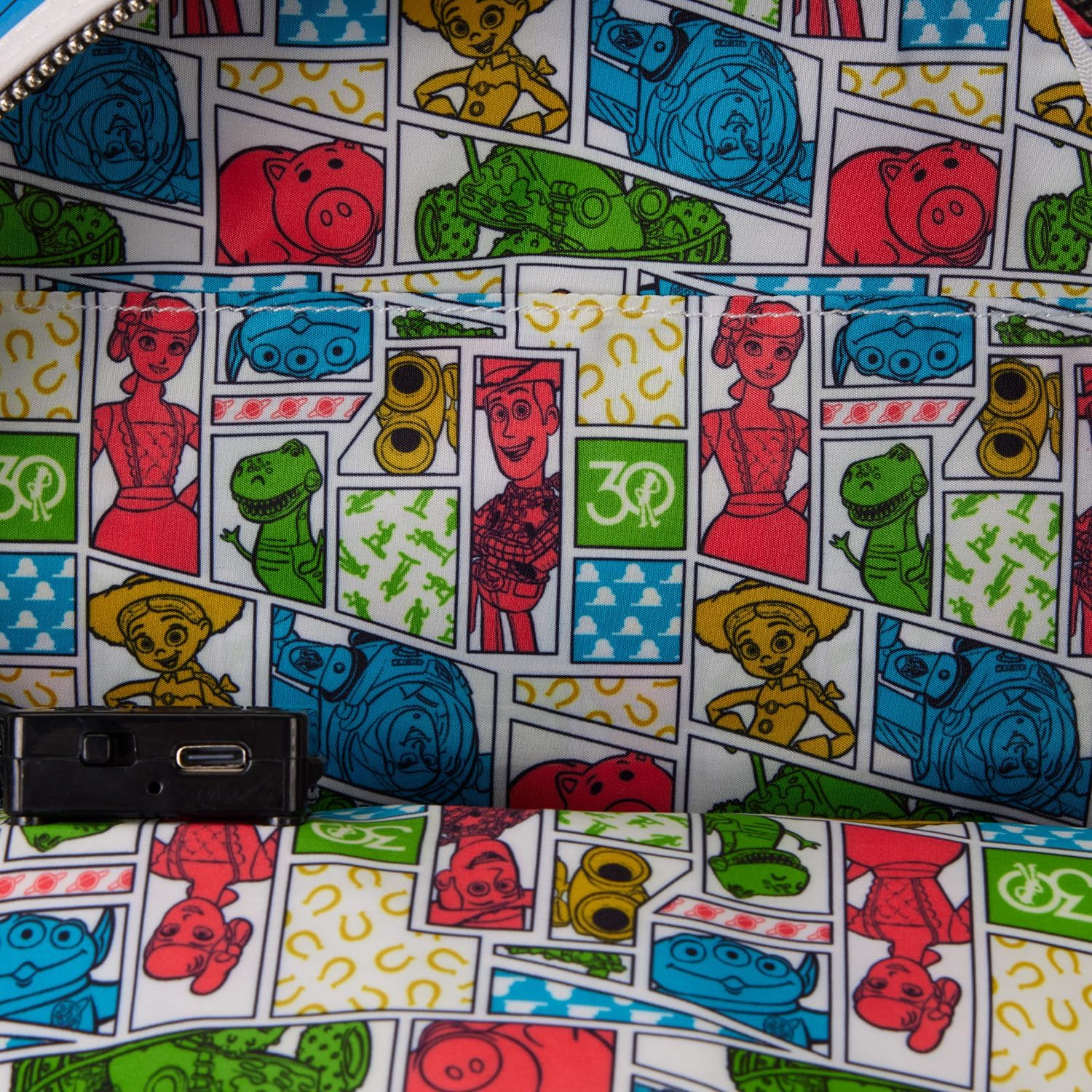 Funko Loungefly! Cartoon Animation: Disney Pixar - Toy Story 30th Anniversary - Buzz Lightyear Mini Backpack