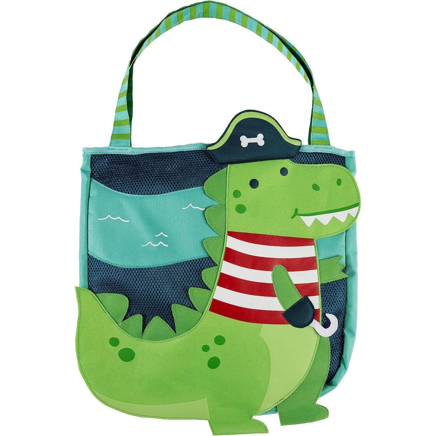 Stephen Joseph, Beach Tote with 6 Piece Sand Toys - Dino pirate - BumbleToys - 5-7 Years, Backpack, Cecil, Girls, Pre-Order, School Supplies, Stephen Joseph, Stephen Joseph 2023