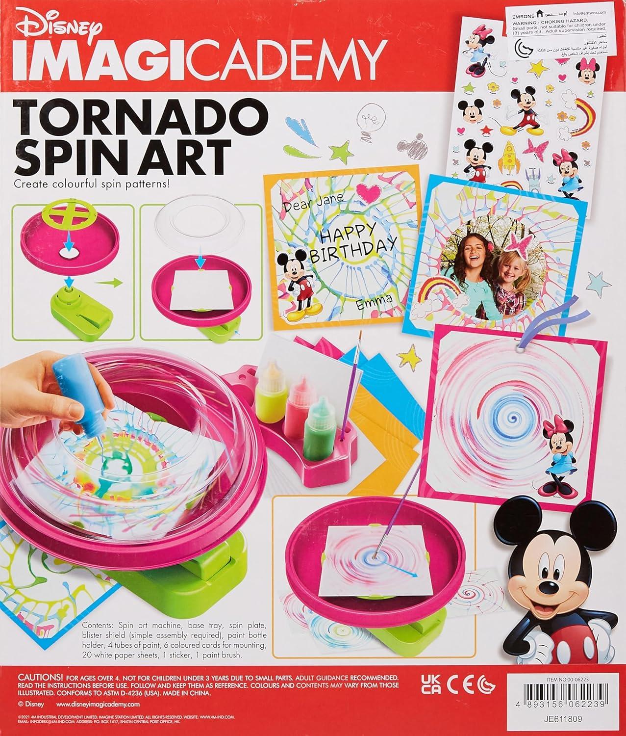 4M Disney Mickey Mouse Tornado Spin Art