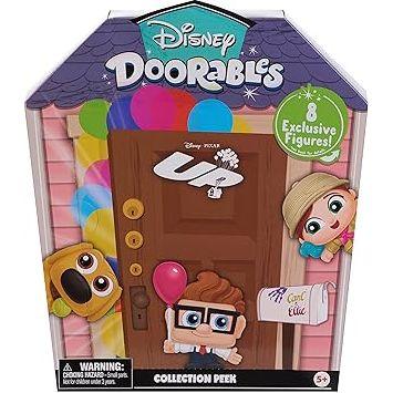 Disney Doorables Just Play New Up Collector Pack, Collectible Blind Bag Figures, Kids Toys for Ages 5 Up