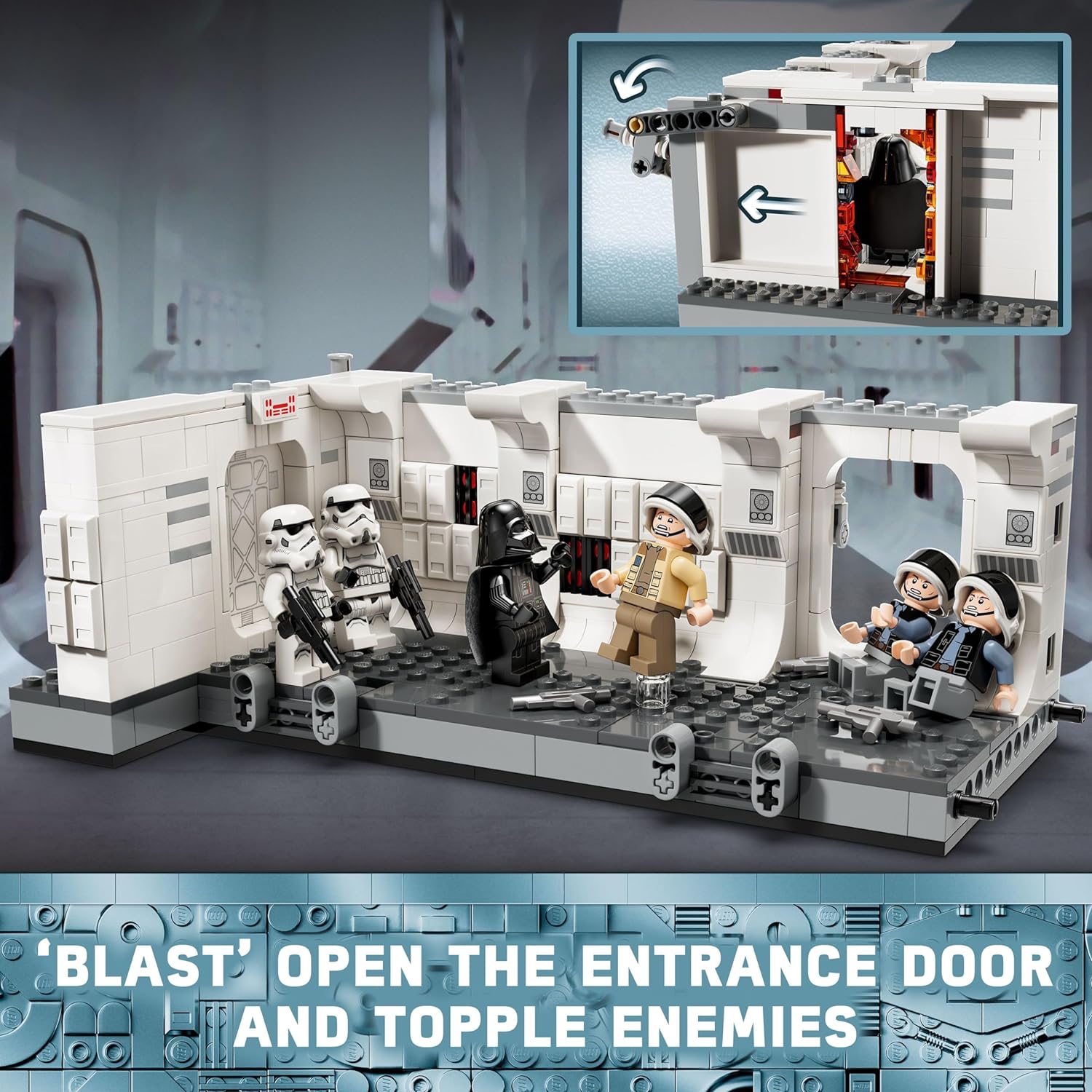 LEGO 75387 Star Wars: A New Hope Boarding The Tantive IV Fantasy Toy, Collectible Star Wars Toy with Exclusive 25th Anniversary Minifigure Clone Trooper Fives.