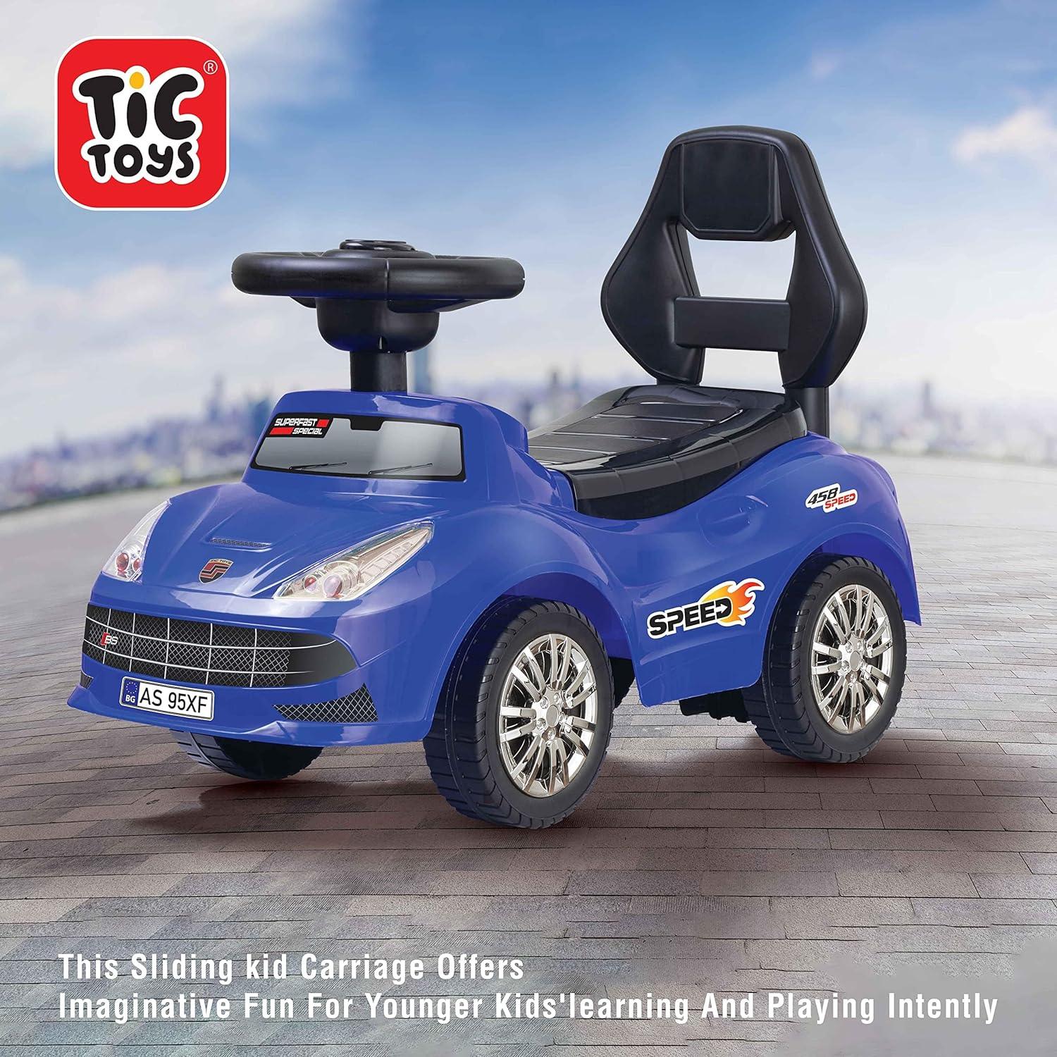 GTS Tic Toys - Kids Ride On Car - Arabic Kids (2-5 Years) - Purple