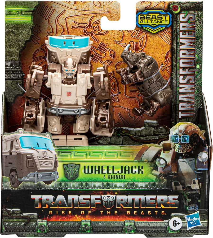 شخصيات مجسمة من فيلم Transformers Rise of the Beasts Beast Weaponizer - Wheel Jack &amp; Rhinox