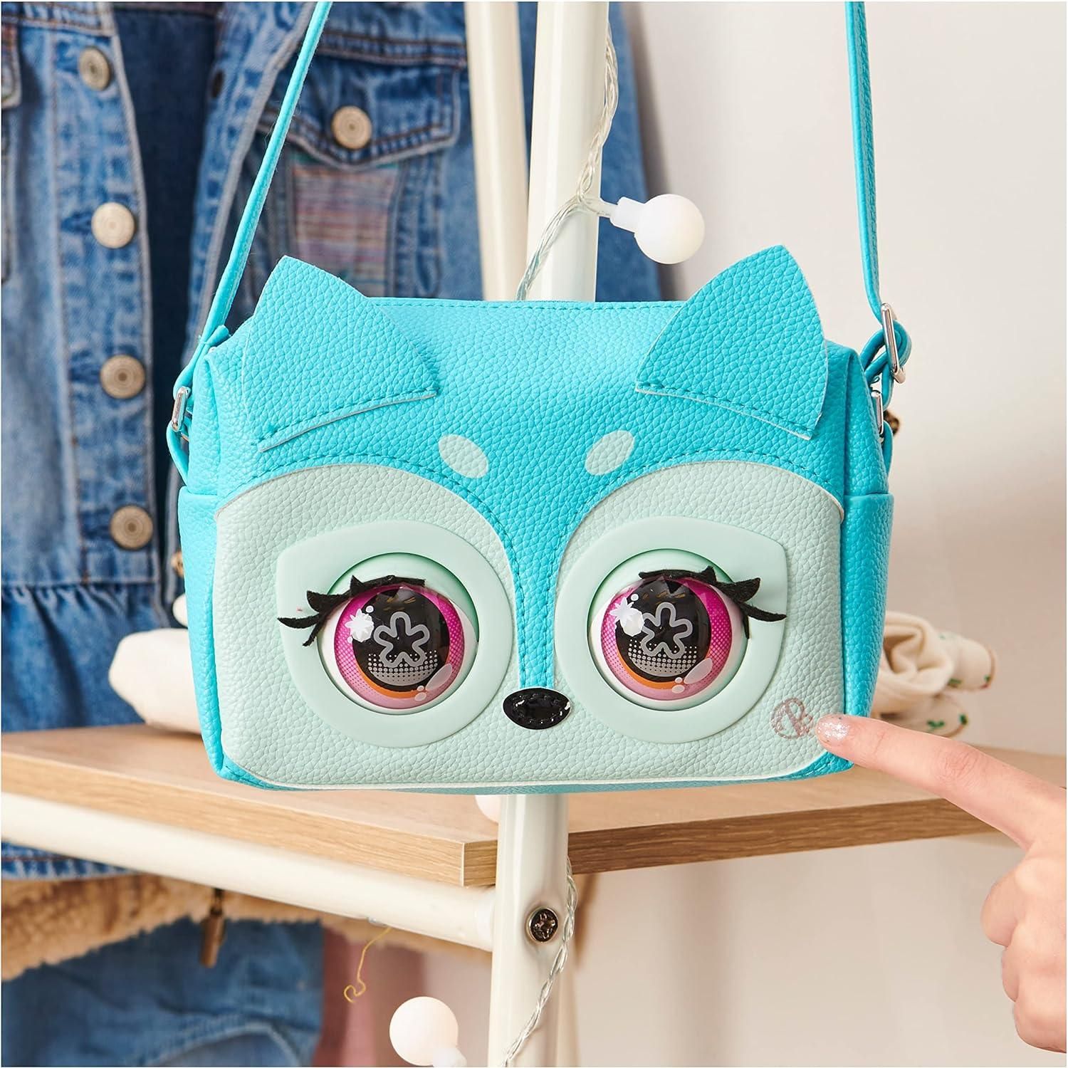Purse Pets, Fierce Fox Interactive Pet Toy & Crossbody Kids Purse with Over 25 Sounds and Reactions, Shoulder Bag for Girls, Trendy Tween Gifts