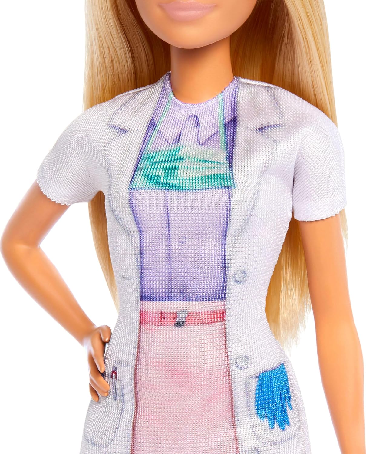 Mattel Barbie Dentist Doll With Blonde Fashion Doll, 1 Kid Doll, Medical Doctor Furniture & Accessories