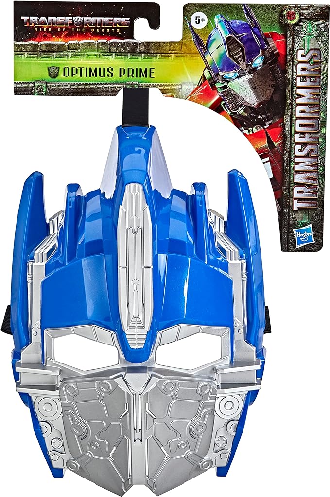 Hasbro Transformers Toys Rise of the Beasts Movie Optimus Prime Roleplay Costume Mask for Ages 5 and Up, 10-inch