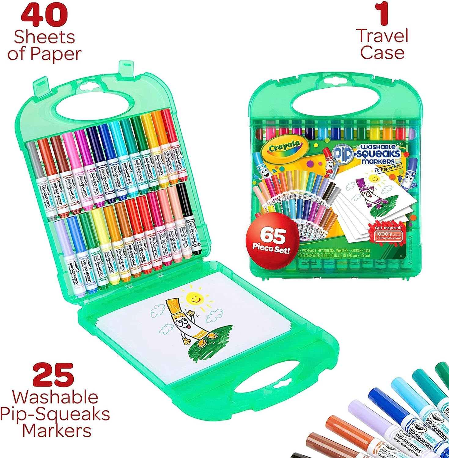 Crayola Washable Markers Case 65Pcs