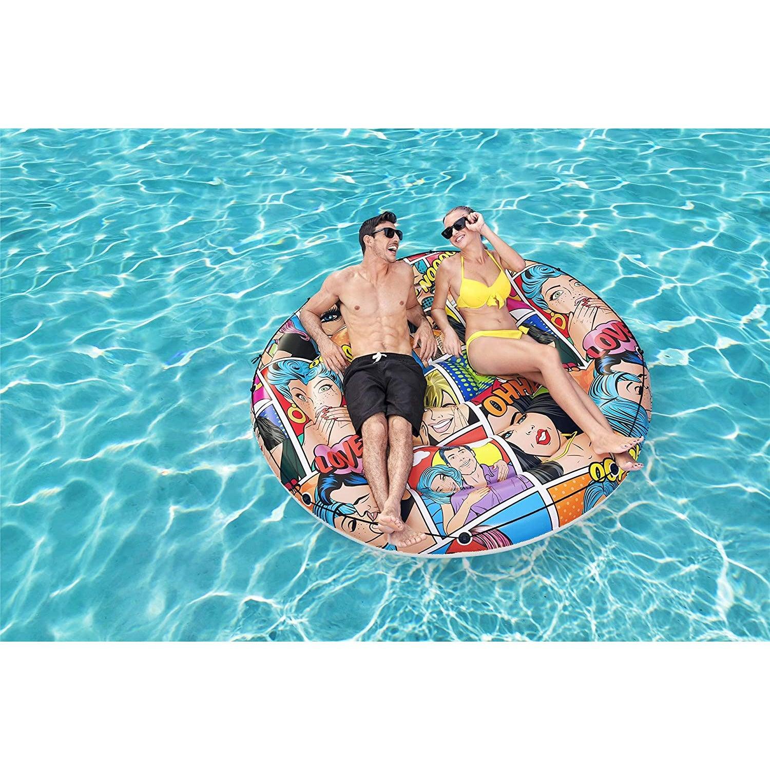 Bestway 43264 Inflatable Pool Mat with Comics Print