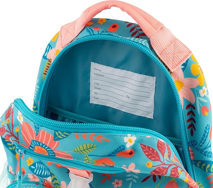 Stephen Joseph Unisex Kid's All Over Print Backpack - Floral