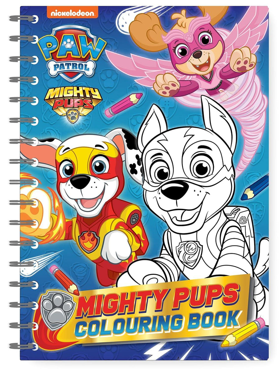 Colouring Book Paw Patrol Mighty Pups For Children