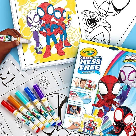 Crayola Color Wonder, Spiderman Coloring Pages & Mess Free Markers, Gift