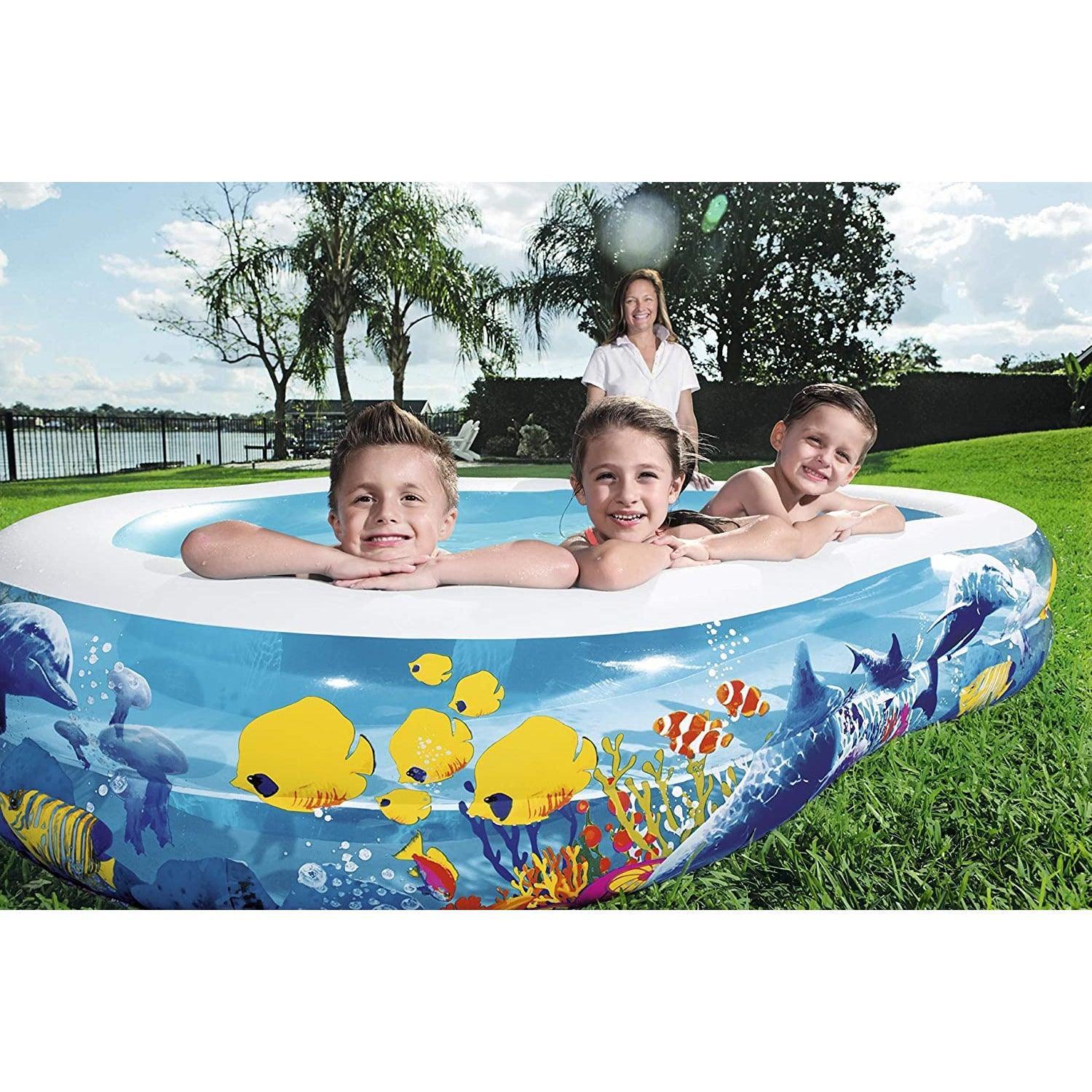Bestway 54118 Sea Creatures-Printed Inflatable Swimming Pool - BumbleToys - 5-7 Years, 8-13 Years, Bestway, Boys, Floaters, Girls, Sand Toys Pools & Inflatables