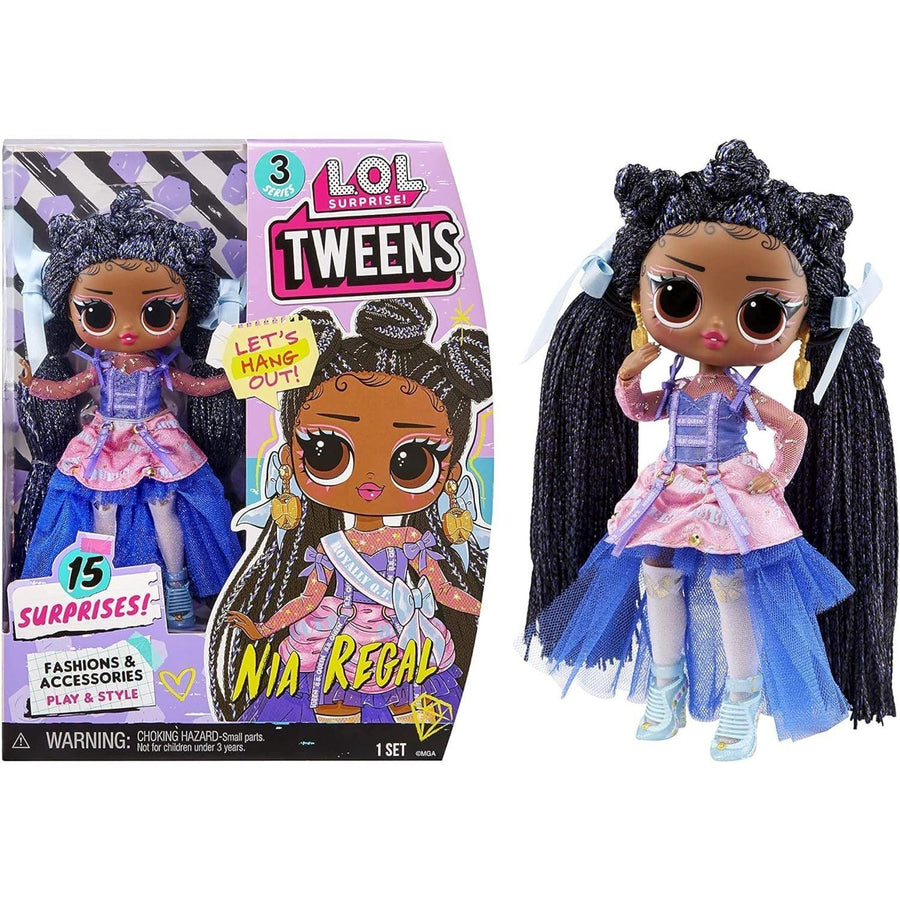 L.O.L. Surprise! Tweens Series 3 Nia Regal Fashion Doll with 15 Surprises Including Accessories for Play & Style, Holiday Toy Playset