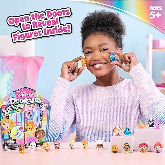 Just Play Disney Doorable series 11 Multi Peek Technicolor Takeover, 1.5-inch