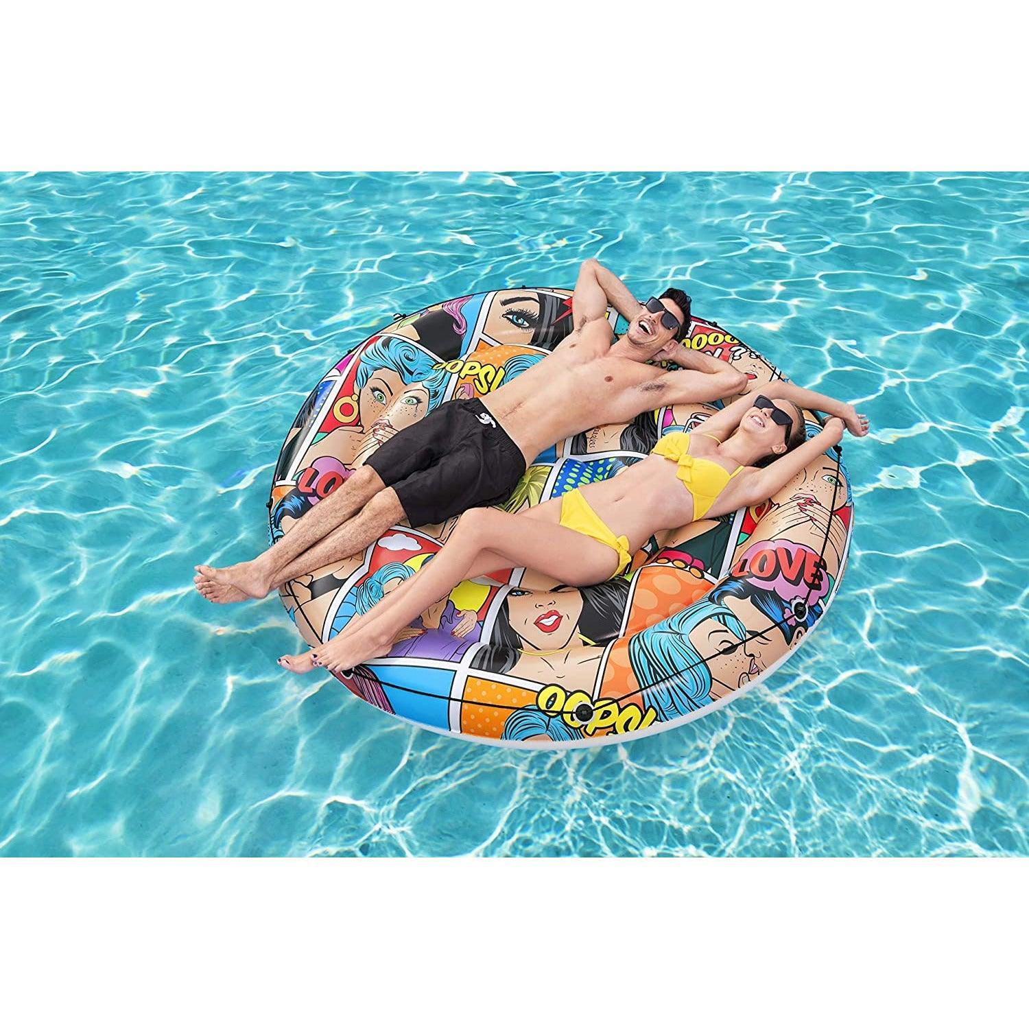 Bestway 43264 Inflatable Pool Mat with Comics Print - BumbleToys - 8-13 Years, Boys, Eagle Plus, Floaters, Island, Pre-Order, Sand Toys Pools & Inflatables