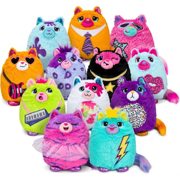 Basic Fun Plush Misfittens Mystery Pack - 1 Random Character