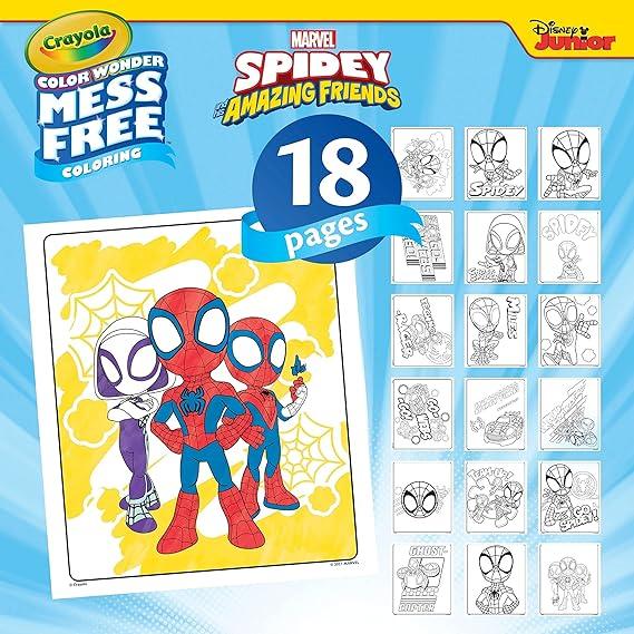 Crayola Color Wonder, Spiderman Coloring Pages & Mess Free Markers, Gift