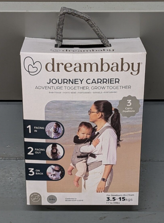 Dreambaby Journey Baby Carrier – Grey