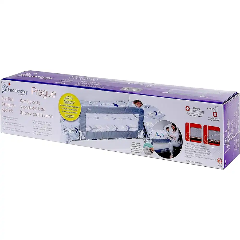 Dreambaby Prague Compact Bed Rail – White