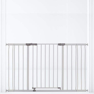 Dreambaby Ava Xtra-Wide Safety Gate with Extensions – White, 74cm