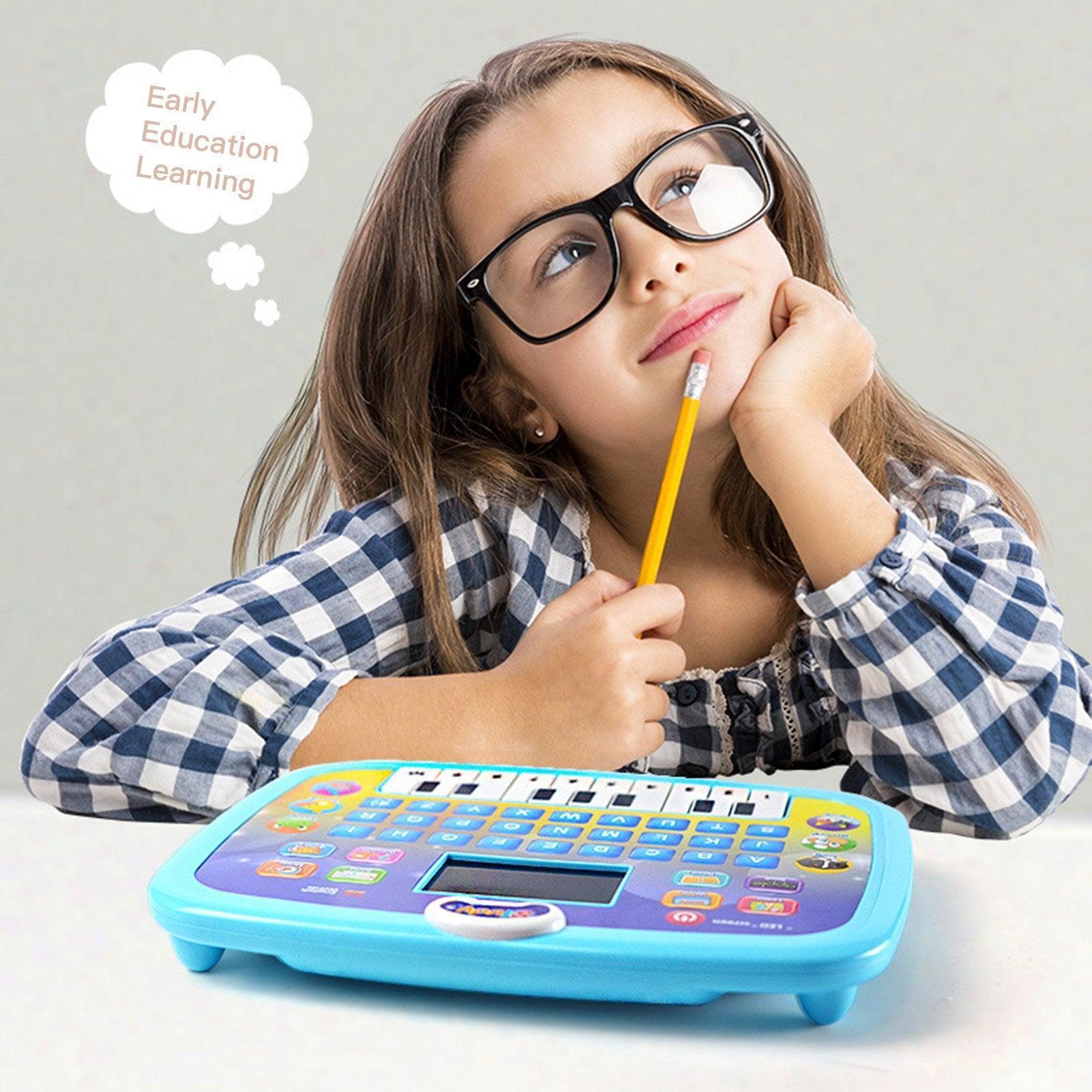 MABOTO Early Educational Toy Learning Tablet Toddler Computer Toy with LED Screen Display 8 Learning Modes - BumbleToys - 2-4 Years, 5-7 Years, Boys, Electronic Learning, Girls, Toy Land