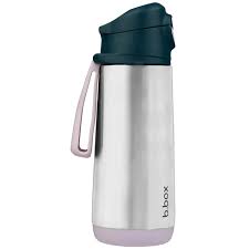 b.box Triple-Layer Insulated Sport Spout Bottle – Indigo Rose, 500ml