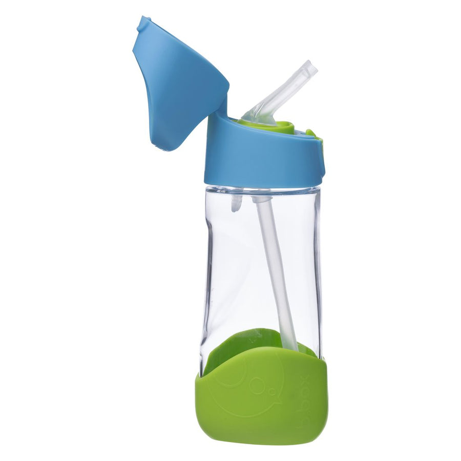 b.box Tritan Drink Bottle with Bite-Valve Straw – Ocean Breeze, 600ml