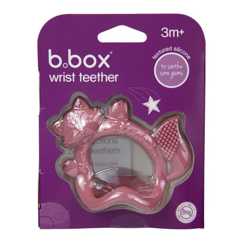 b.box Wrist Teether for Soothing Sore Gums
