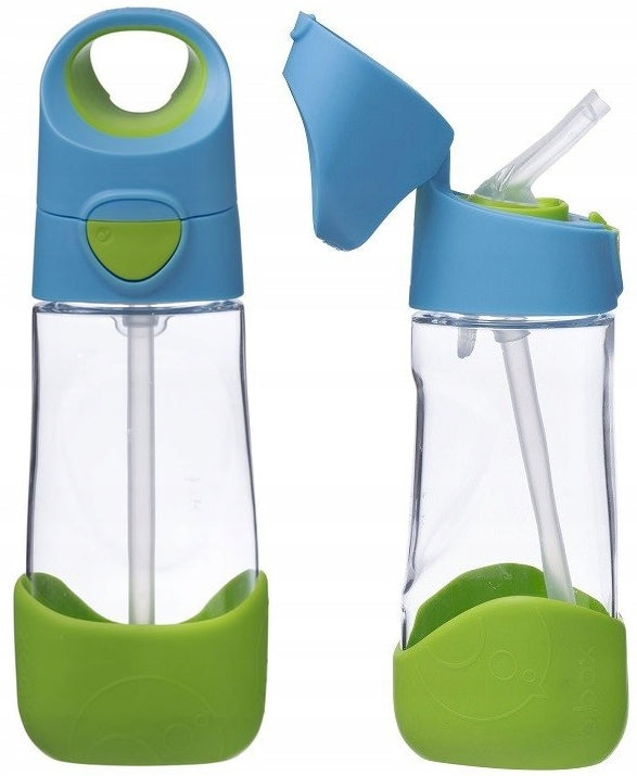 b.box Tritan Drink Bottle with Bite-Valve Straw – Ocean Breeze, 450ml