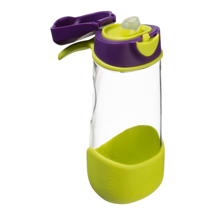 b.box Sport Spout Drink Bottle with Push-Button Lid – Passion Splash, 450ml