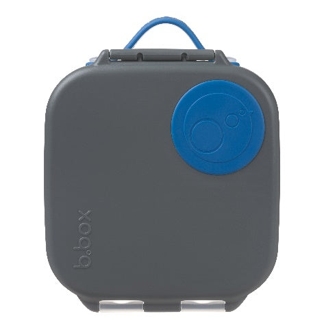 b.box Mini Lunchbox with Sealed Compartments & Fruit Holder – Blue Slate, 1L