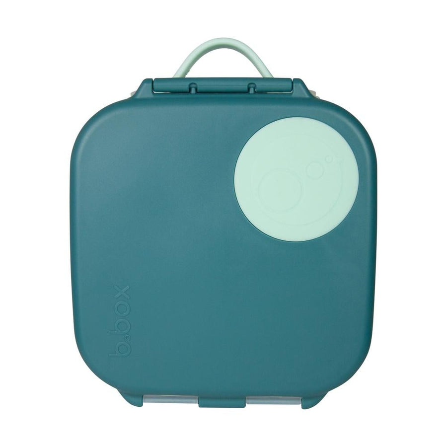 b.box Mini Lunchbox with Sealed Compartments & Fruit Holder – Emerald Forest, 1L