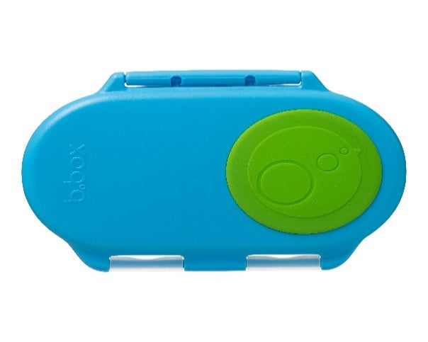 b.box Snackbox with Sealed Compartments & Fruit Holder – Ocean Breeze