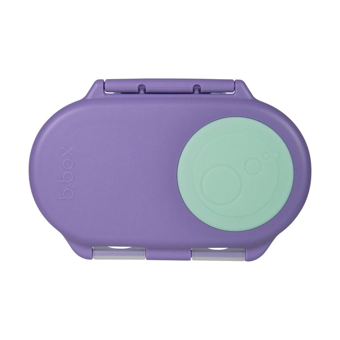 b.box Snackbox with Sealed Compartments & Fruit Holder – Lilac Pop